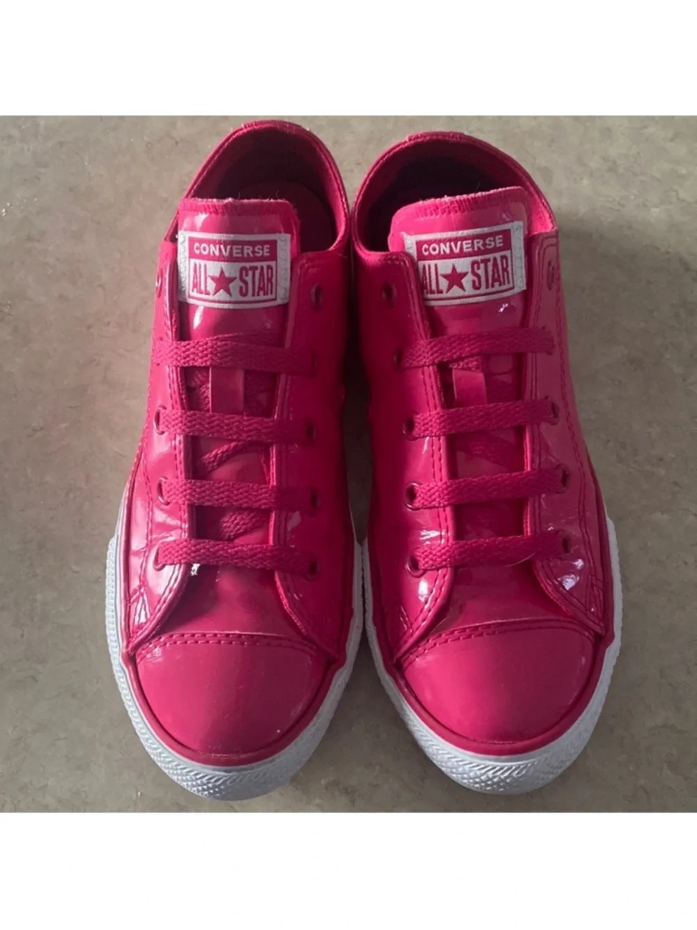 Converse Kids Low-Top Sneakers in Hot Pink